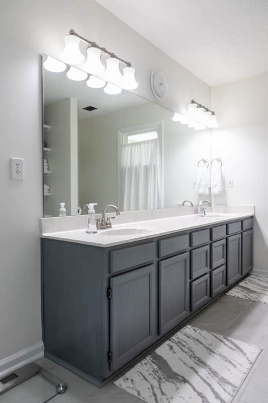 Bathroom Remodeling Raleigh - new cabinets
