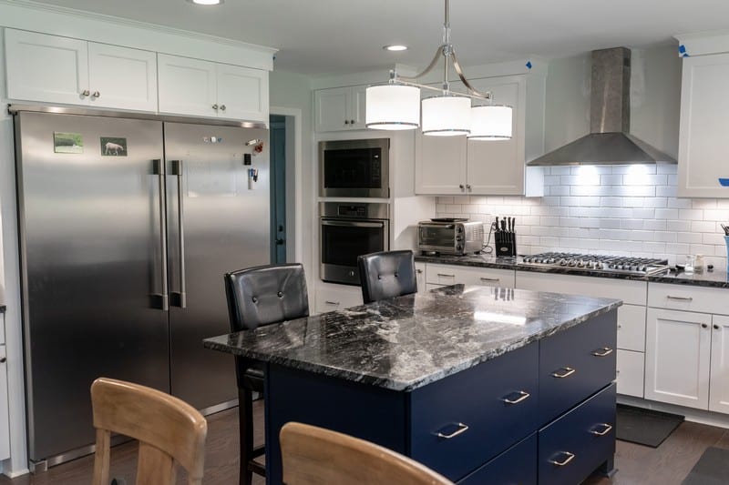 Kitchen Remodeling Raleigh - new cabinets and countertops